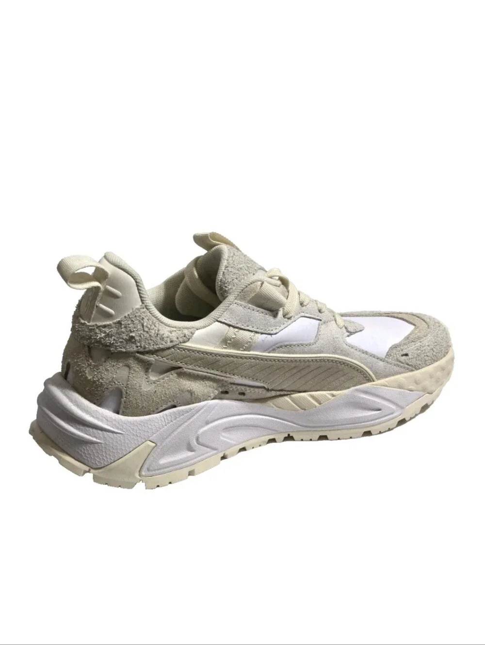 Puma Cream and White Chunky Sneaker